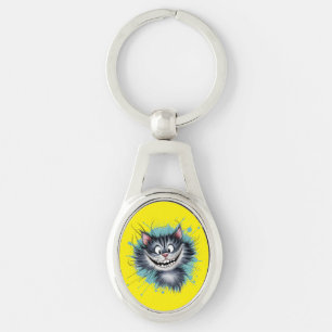 Porte-clés Chat avec un sourire.