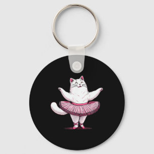 Porte-clés Chat Cute Dans Tutu Ballet Danser Hommes Femmes En