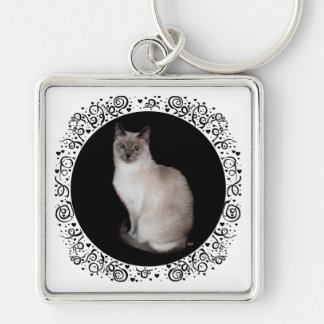 Porte-clés Chat de Siamese