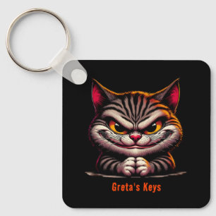 Porte-clés Chat Grimacing