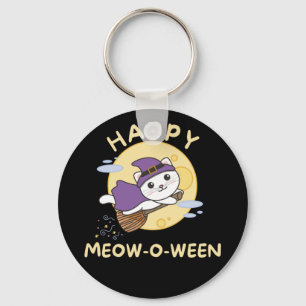 Porte-clés Chat Happy Halloween Happy Meow-o-ween Porte - clé