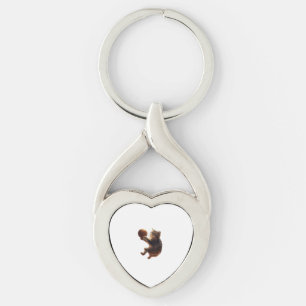 Porte-clés Chat Jouer Basketball Drôle Chats Maman Meow Kitty