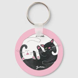 Porte-clés Chat Love