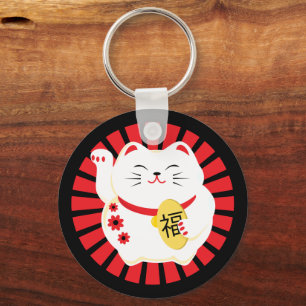 Porte-clés Chat Lucky Maneko Neki Bonne Fortune