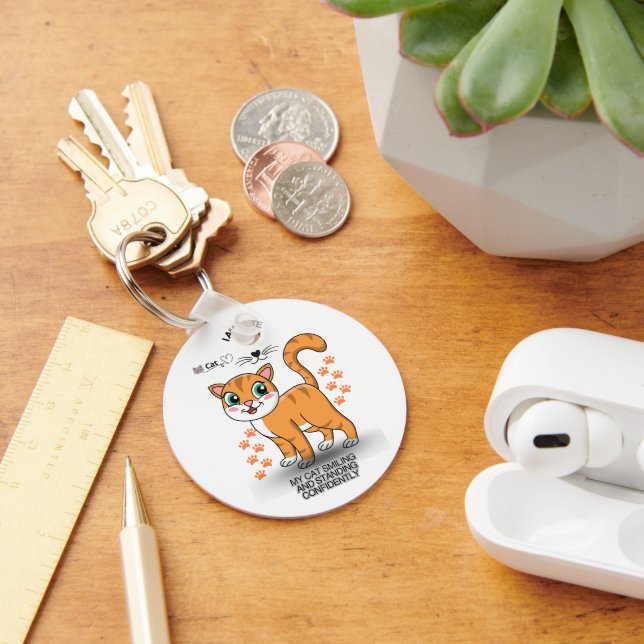 Porte-clés Chat Mignon | Accessoire de Kitty Adora (Bureau)