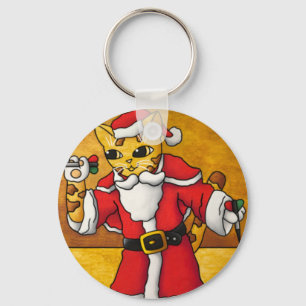 Porte-clés Chat Noël Père Noël Darts