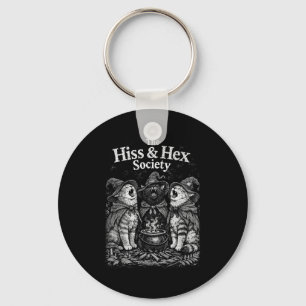 Porte-clés Chat sorcière de la société Feral hiss & hex pour
