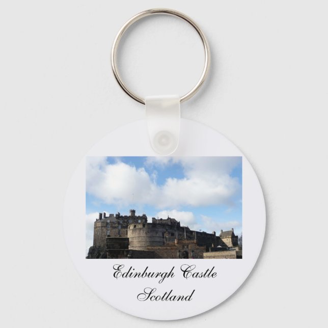 Porte-clés Château d'Édimbourg en Ecosse (Recto)