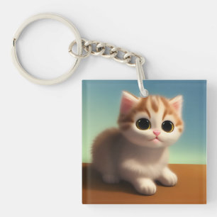 Porte-clés Chaton adorable