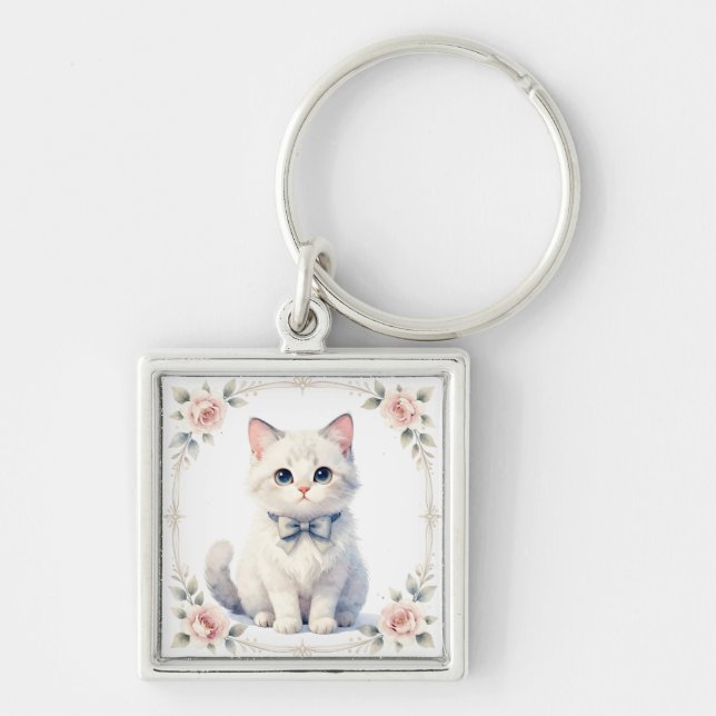 porte-clés chaton mignon (Devant)