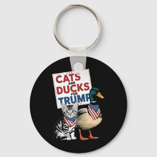 Porte-clés Chatons Et Canards Pour Trump Chats Et Canards Pou
