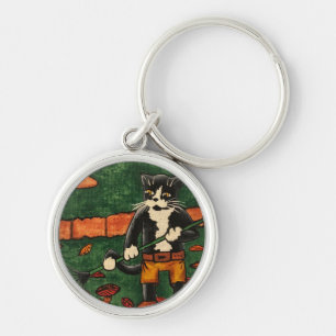 Porte-clés Chats de jardin