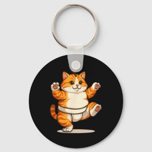 Porte-clés Chats lutteurs de sumo Art martial lutteur-sumo