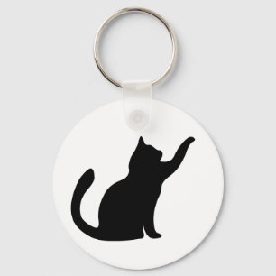 Porte-clés Chats Silhouette 