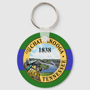 Porte-clés Chattanooga (Tennessee) Porte - clé du drapeau de 