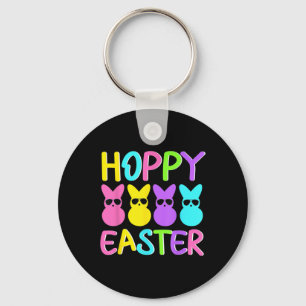 Porte-clés Chauffage Pâques mignon Lapin Coloré Portant Des S