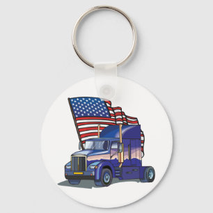 Porte-clés Chauffeur de camion USA