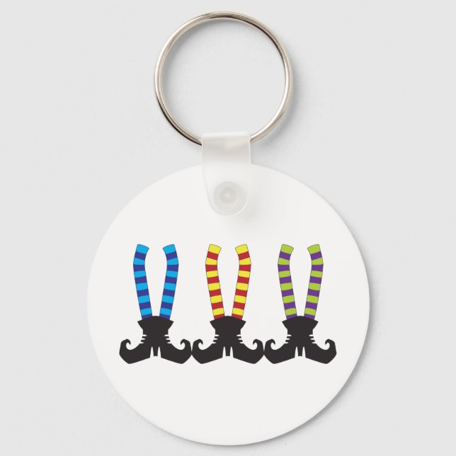 Porte-clés Chaussettes de sorcière (Recto)