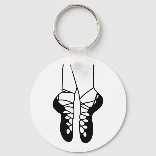 Porte-clés Chaussures de danse irlandaise (Recto)