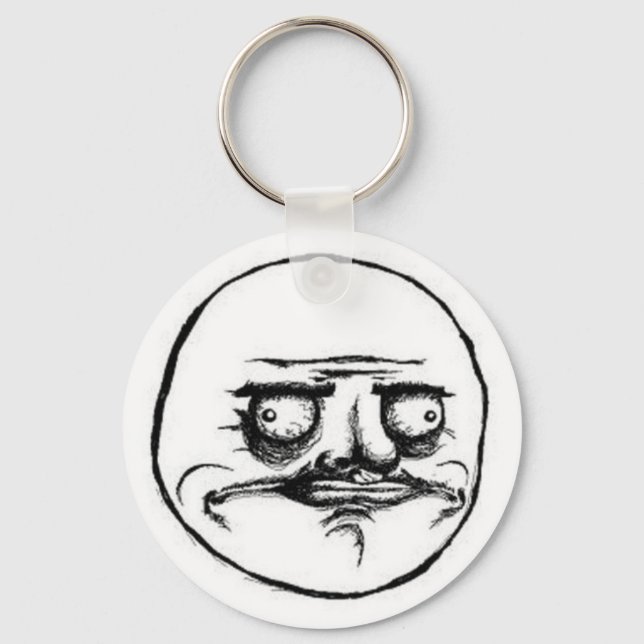 Porte-clés Chaveiro Meme Branco (Recto)