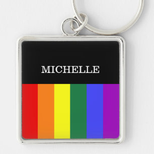 Porte-clés Chaveiro Porta-chaves Orgulho Gay Rainbow