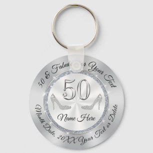 Porte-clés Cheap, Souvenir for 50th Birthday with Your Text