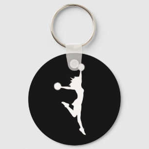 Porte-clés Cheer 2 Porte - clé en silhouette noir