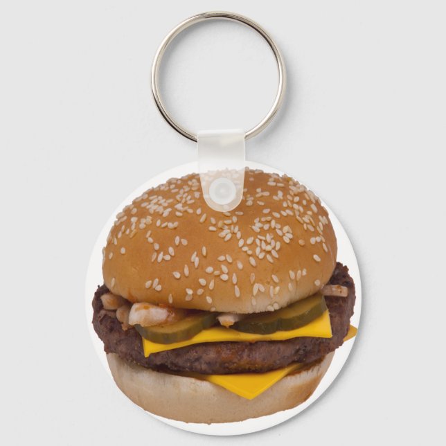 Porte-clés Cheeseburger Sur Le Sesame Seed Bun (Recto)