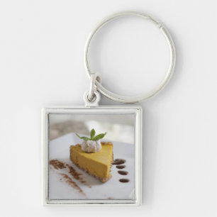 Porte-clés Cheesecake à la citrouille