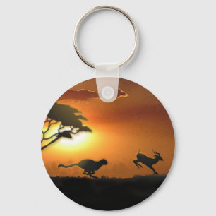 Porte-clés Cheetah et porte - clé Gazelle