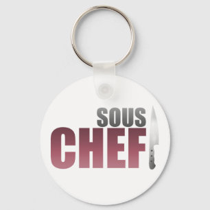 Porte-clés Chef rouge de Sous