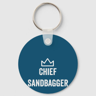 Porte-clés Chef Sandbagger Golf mème Bjj Chess Sandbag