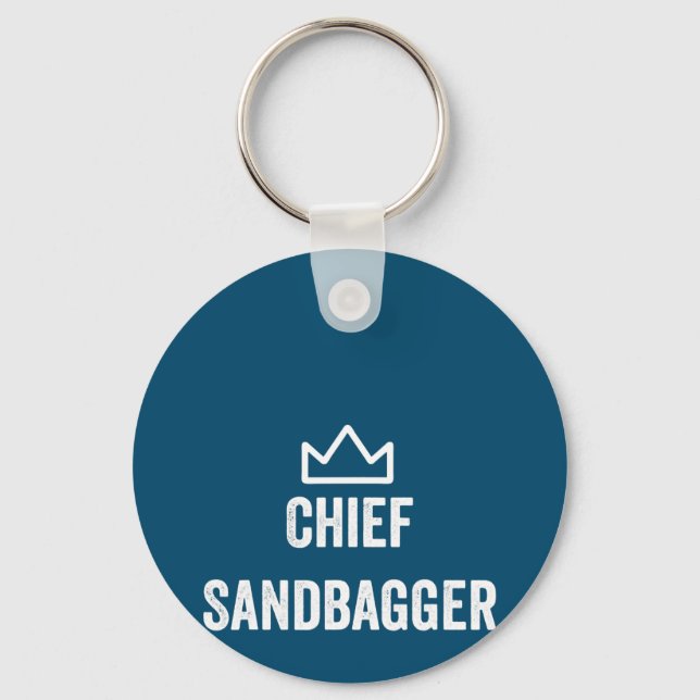 Porte-clés Chef Sandbagger Golf mème Bjj Chess Sandbag (Recto)