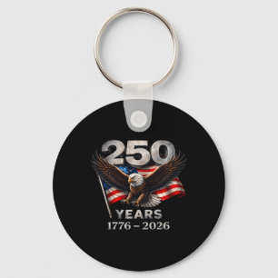 Porte-clés Chemise 250 Ans États-Unis Aigle Drapeau Américain