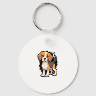 Porte-clés Chemise beagle Chien T