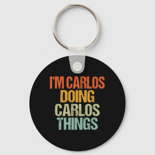 Porte-clés Chemise Carlos Faisant des Choses de Carlos Drôle 