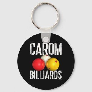 Porte-clés Chemise Carom Billiards - Texte Cool