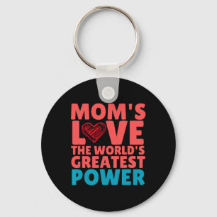 Porte-clés Chemise d'amour de maman pour les cadeaux de fête