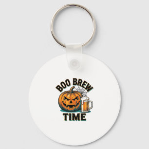 Porte-clés Chemise de bière Halloween Vintage Pumpkin Party T