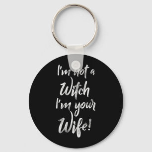 Porte-clés Chemise de citation drôle d'Halloween - Pas une fe