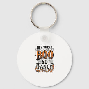 Porte-clés Chemise de Halloween Boo Gravure Vintage Mignonne