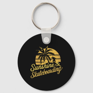 Porte-clés Chemise de skateboard et de soleil pour l'été de s