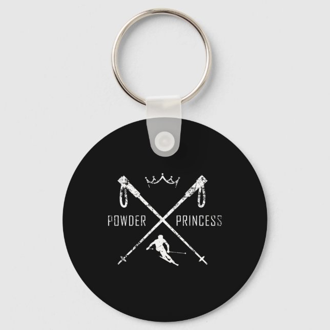 Porte-clés Chemise de ski Princess Powder (Recto)