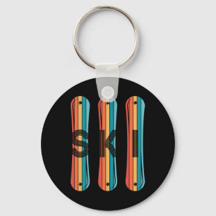 Porte-clés Chemise De Ski vintage Pour Hommes Femmes 80s 90s 