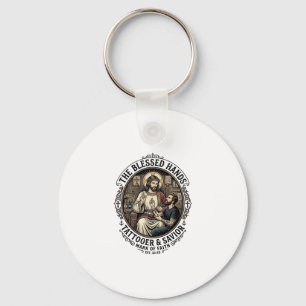 Porte-clés Chemise de studio d'artiste de tatouage Jésus Insp