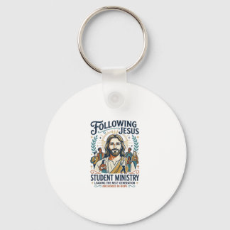 Porte-clés Chemise de style Camp de jeunesse Merch Église Jés