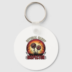 Porte-clés Chemise Halloween Vintage Inspecteur de Bonbons Of