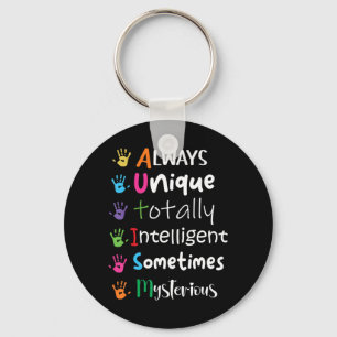 Porte-clés Chemise Kindness sensibilisation sur l'autisme tou