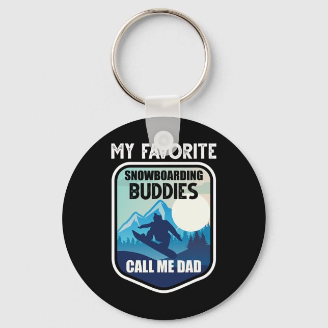 Porte-clés Chemise Snowboard My Favoris Snowboard Buddies C (Recto)
