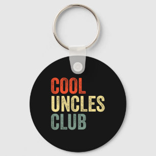 Porte-clés Chemise Vintage Cool Oncles Club Drôle Fête des Pè